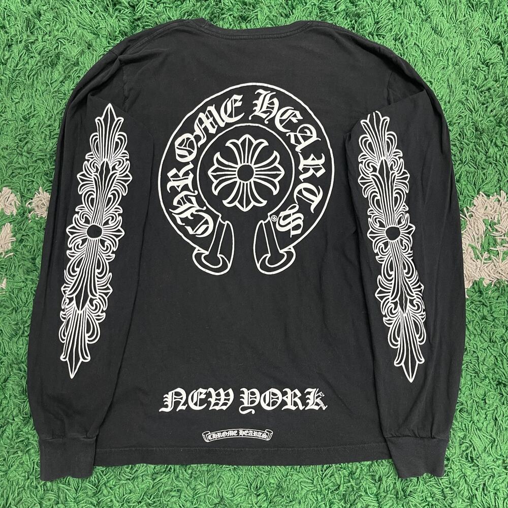 Chrome Hearts New York Exclusive L/S T-Shirt Black size Large B10